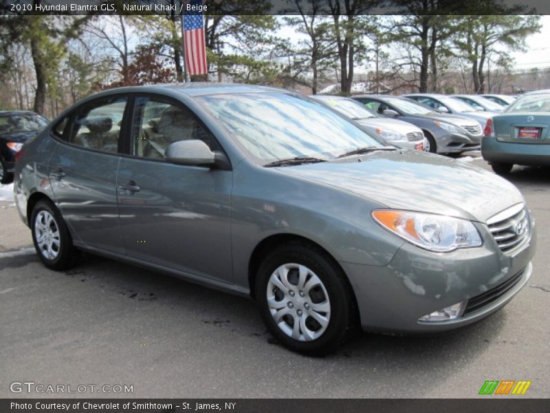 Natural Khaki / Beige 2010 Hyundai Elantra GLS