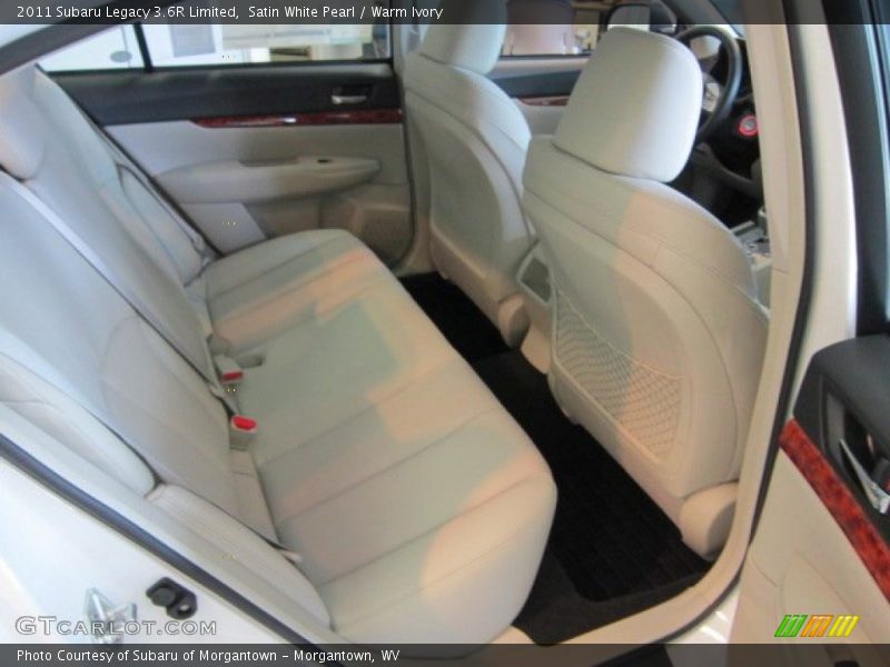 Satin White Pearl / Warm Ivory 2011 Subaru Legacy 3.6R Limited