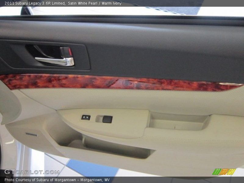 Satin White Pearl / Warm Ivory 2011 Subaru Legacy 3.6R Limited