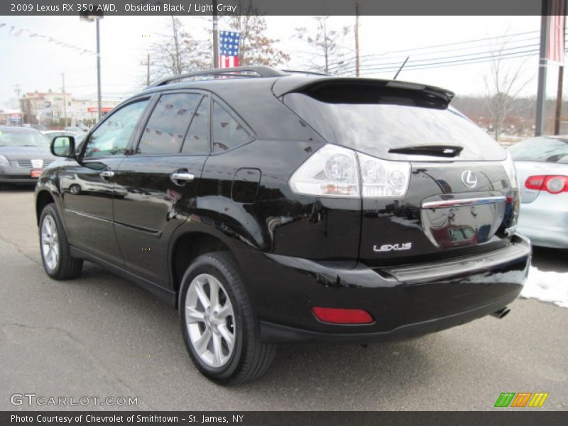 Obsidian Black / Light Gray 2009 Lexus RX 350 AWD