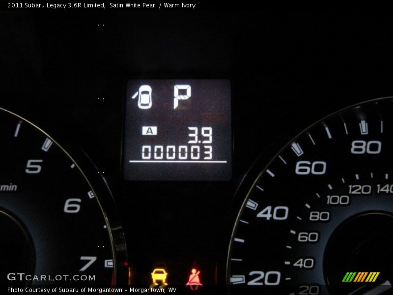 Satin White Pearl / Warm Ivory 2011 Subaru Legacy 3.6R Limited