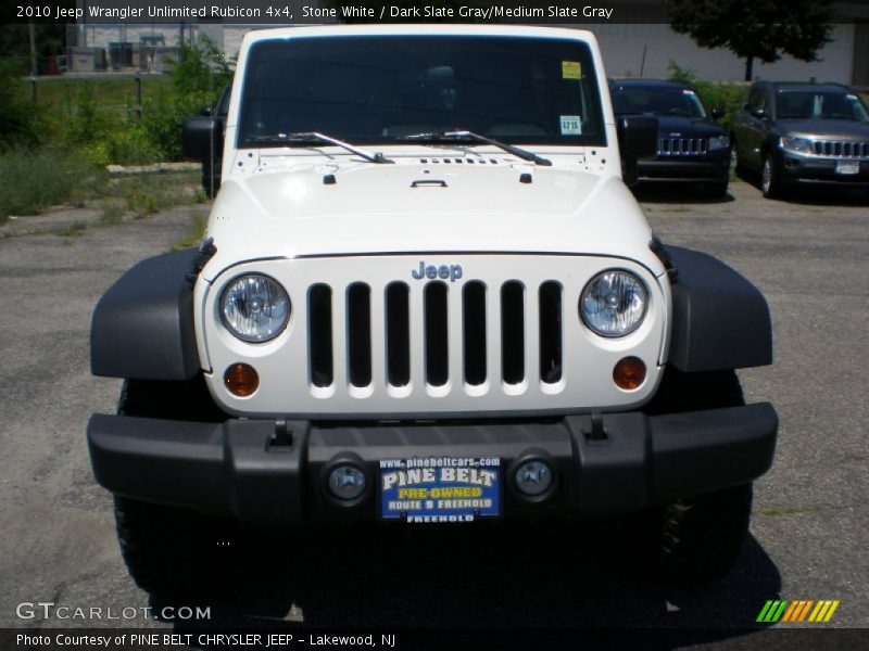 Stone White / Dark Slate Gray/Medium Slate Gray 2010 Jeep Wrangler Unlimited Rubicon 4x4