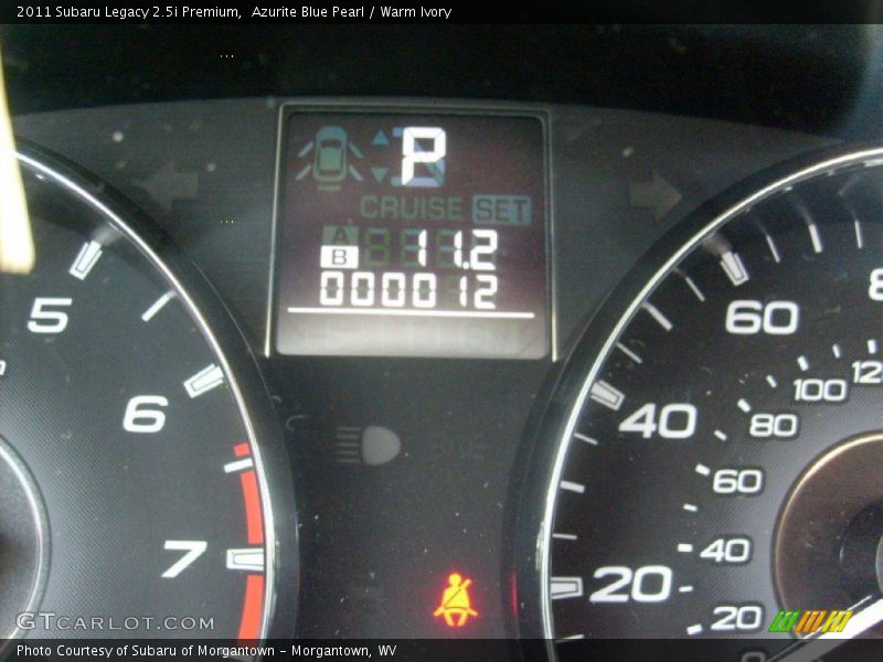 Azurite Blue Pearl / Warm Ivory 2011 Subaru Legacy 2.5i Premium