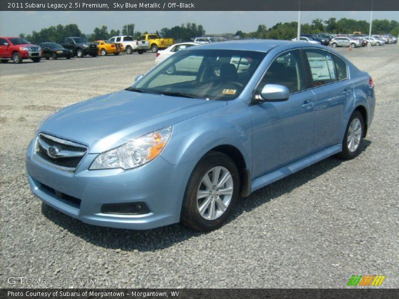 Sky Blue Metallic / Off-Black 2011 Subaru Legacy 2.5i Premium