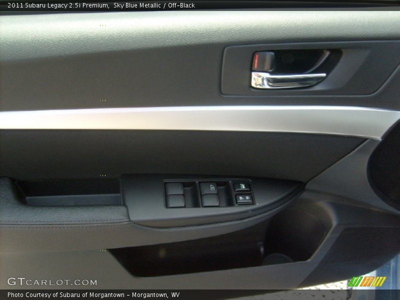 Sky Blue Metallic / Off-Black 2011 Subaru Legacy 2.5i Premium