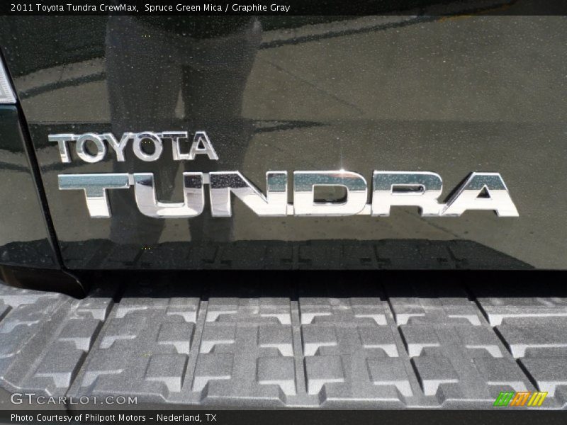 Spruce Green Mica / Graphite Gray 2011 Toyota Tundra CrewMax