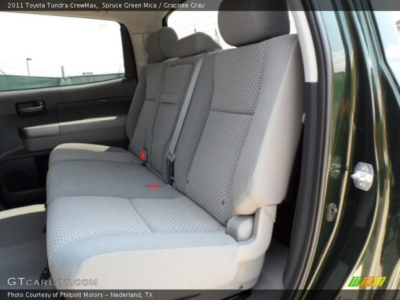 Spruce Green Mica / Graphite Gray 2011 Toyota Tundra CrewMax