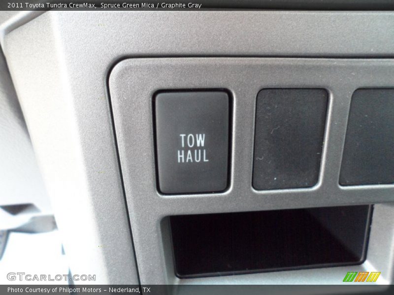 Spruce Green Mica / Graphite Gray 2011 Toyota Tundra CrewMax