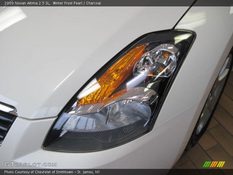 Winter Frost Pearl / Charcoal 2009 Nissan Altima 2.5 SL