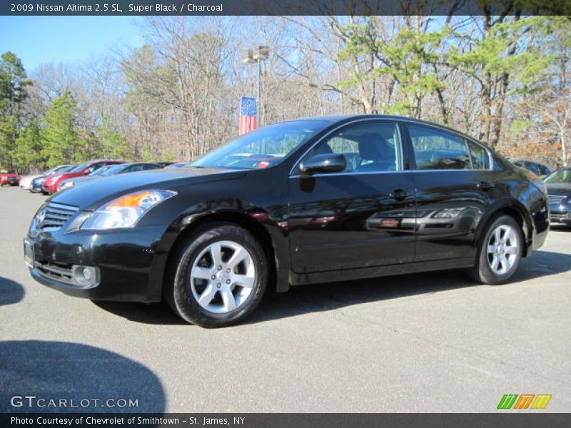 Super Black / Charcoal 2009 Nissan Altima 2.5 SL