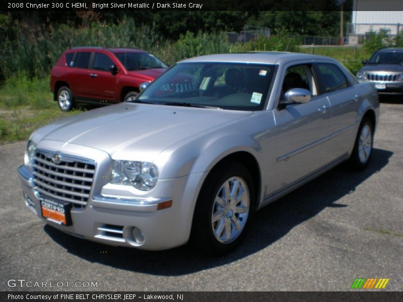 Bright Silver Metallic / Dark Slate Gray 2008 Chrysler 300 C HEMI