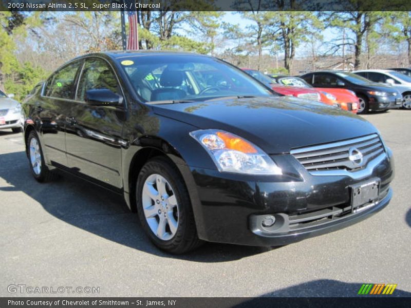 Super Black / Charcoal 2009 Nissan Altima 2.5 SL