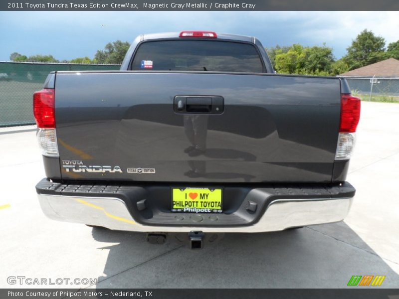 Magnetic Gray Metallic / Graphite Gray 2011 Toyota Tundra Texas Edition CrewMax