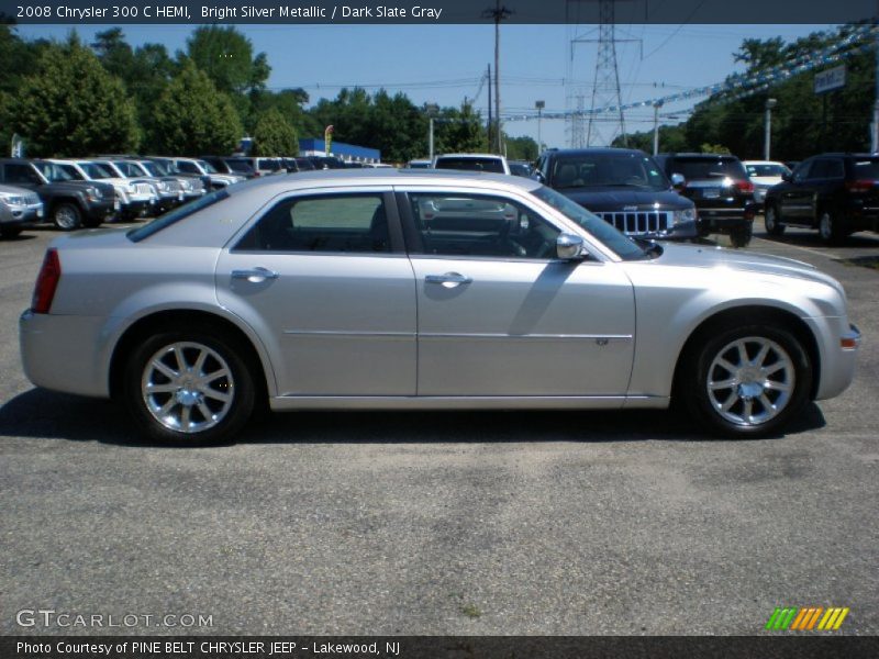 Bright Silver Metallic / Dark Slate Gray 2008 Chrysler 300 C HEMI