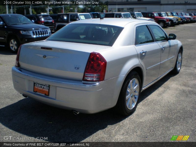Bright Silver Metallic / Dark Slate Gray 2008 Chrysler 300 C HEMI