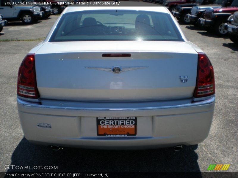 Bright Silver Metallic / Dark Slate Gray 2008 Chrysler 300 C HEMI