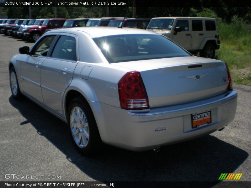 Bright Silver Metallic / Dark Slate Gray 2008 Chrysler 300 C HEMI