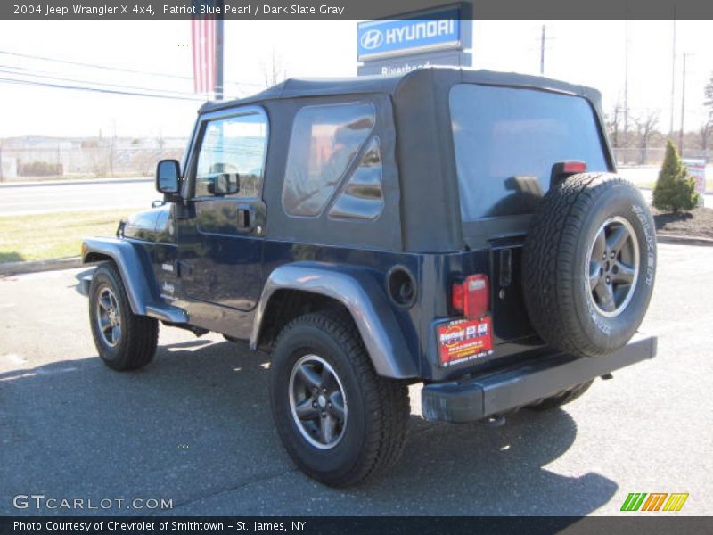 Patriot Blue Pearl / Dark Slate Gray 2004 Jeep Wrangler X 4x4