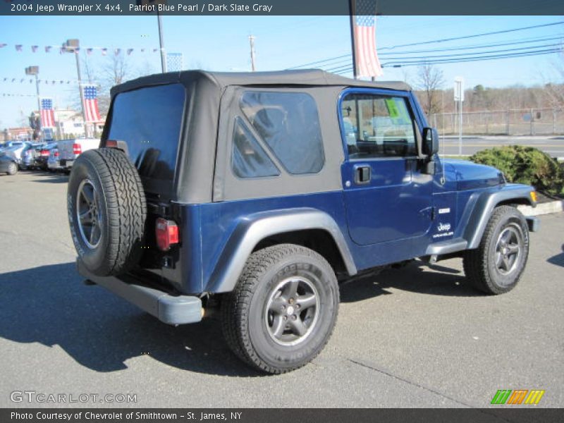 Patriot Blue Pearl / Dark Slate Gray 2004 Jeep Wrangler X 4x4