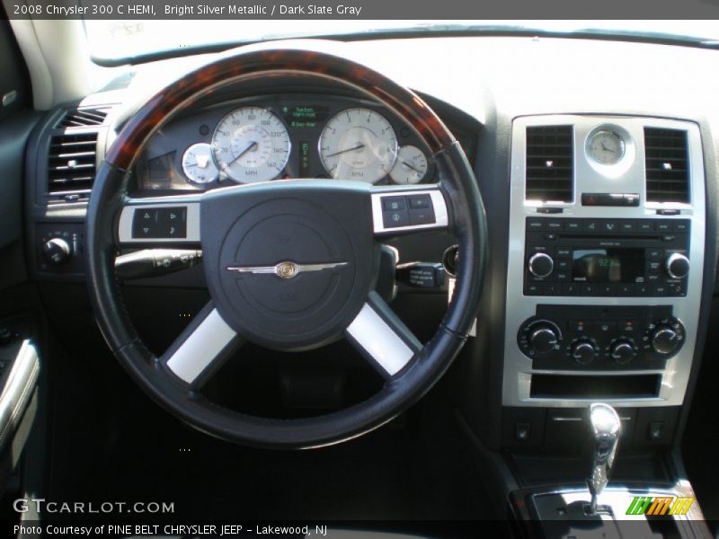 Bright Silver Metallic / Dark Slate Gray 2008 Chrysler 300 C HEMI