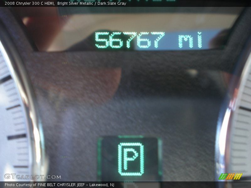 Bright Silver Metallic / Dark Slate Gray 2008 Chrysler 300 C HEMI