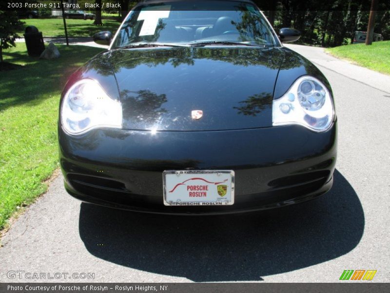 Black / Black 2003 Porsche 911 Targa