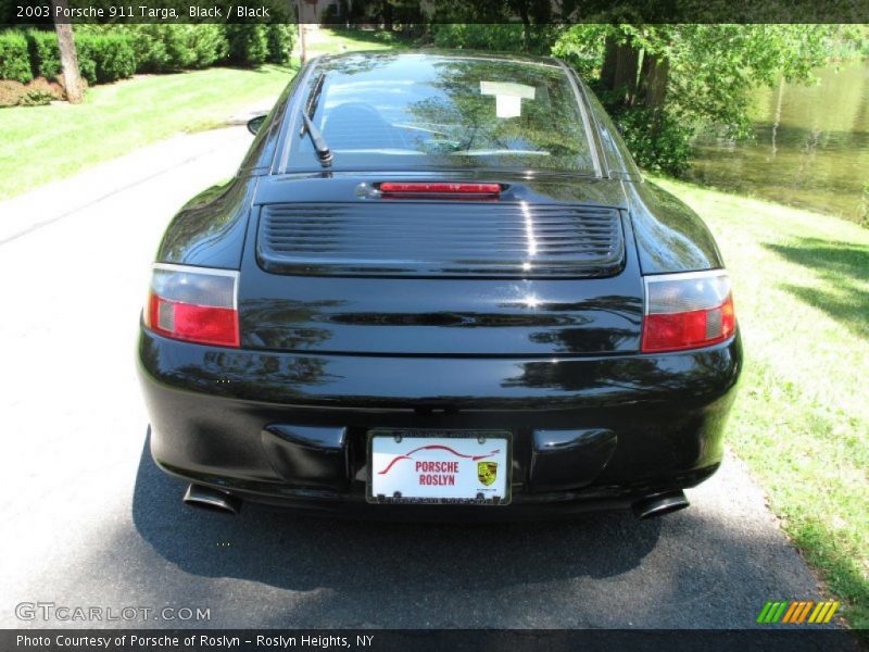 Black / Black 2003 Porsche 911 Targa