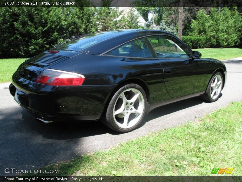 Black / Black 2003 Porsche 911 Targa