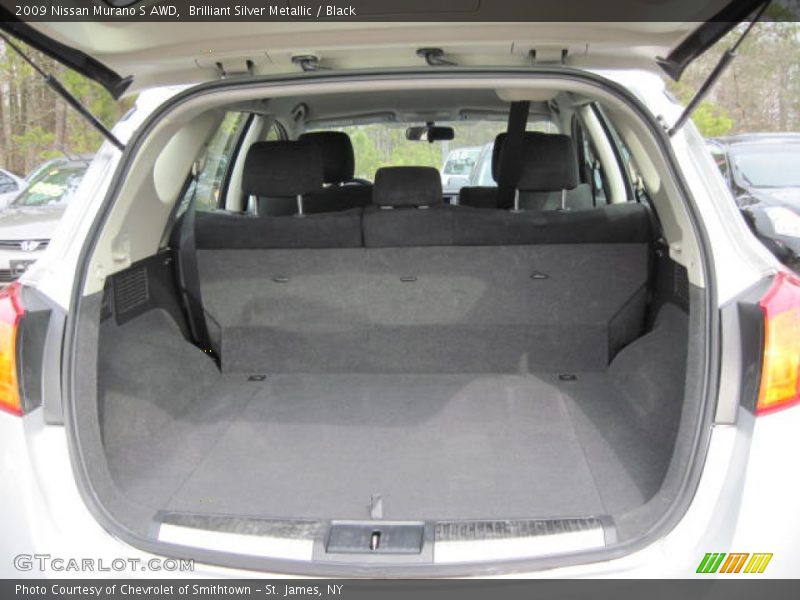 Brilliant Silver Metallic / Black 2009 Nissan Murano S AWD