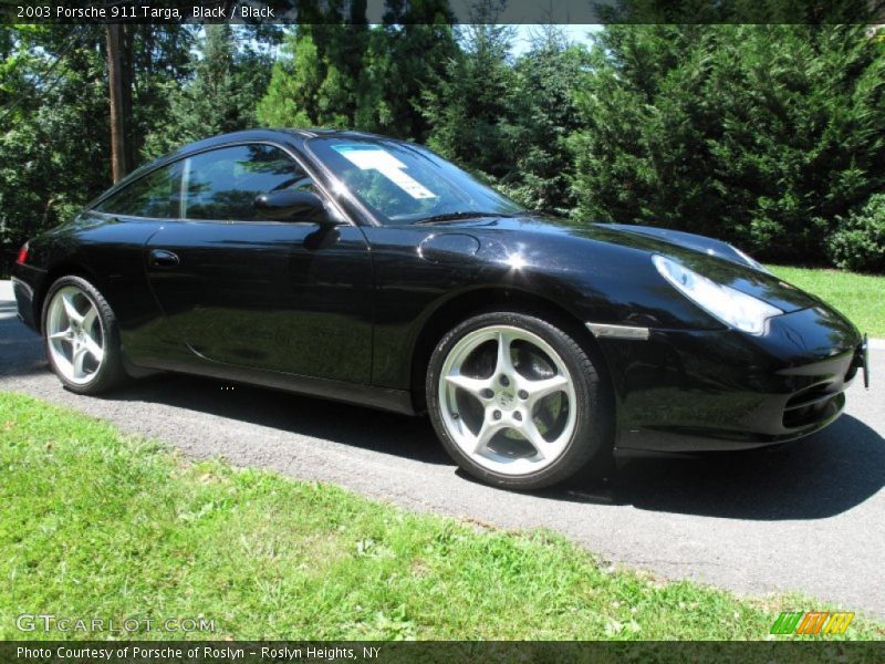 Black / Black 2003 Porsche 911 Targa