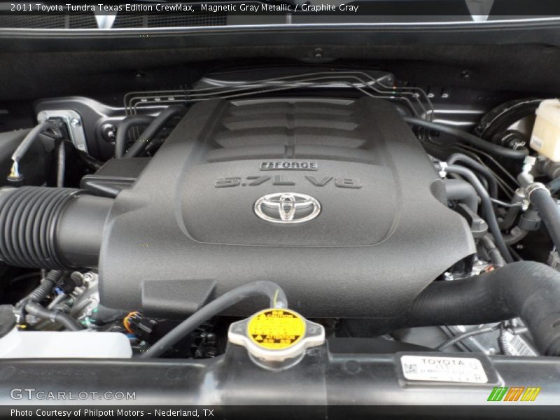 Magnetic Gray Metallic / Graphite Gray 2011 Toyota Tundra Texas Edition CrewMax