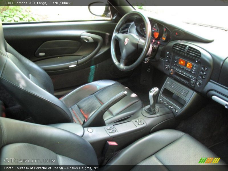  2003 911 Targa Black Interior
