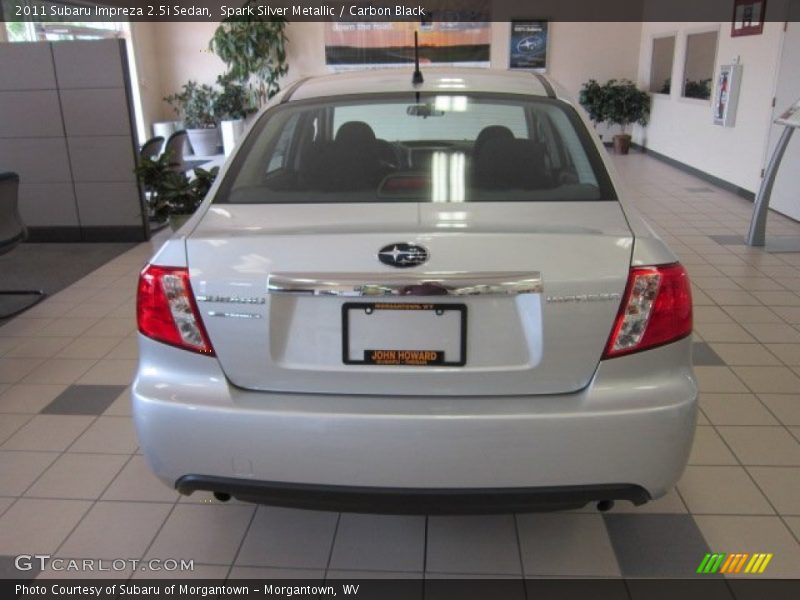 Spark Silver Metallic / Carbon Black 2011 Subaru Impreza 2.5i Sedan