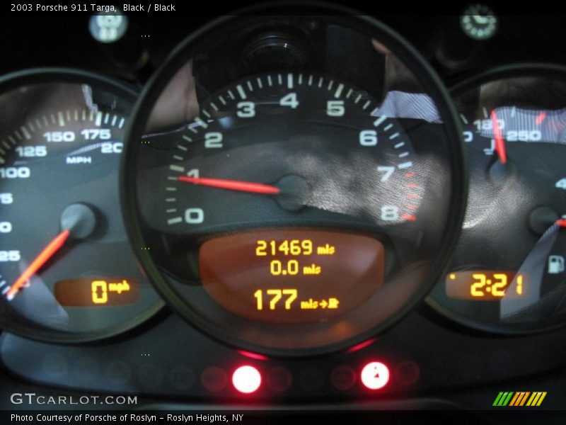 Black / Black 2003 Porsche 911 Targa