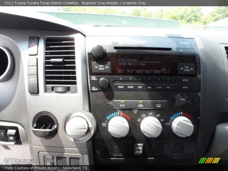 Magnetic Gray Metallic / Graphite Gray 2011 Toyota Tundra Texas Edition CrewMax