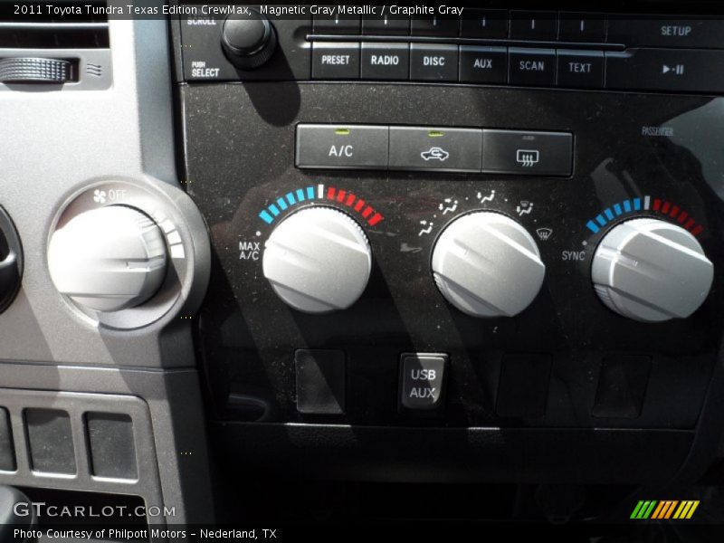 Magnetic Gray Metallic / Graphite Gray 2011 Toyota Tundra Texas Edition CrewMax