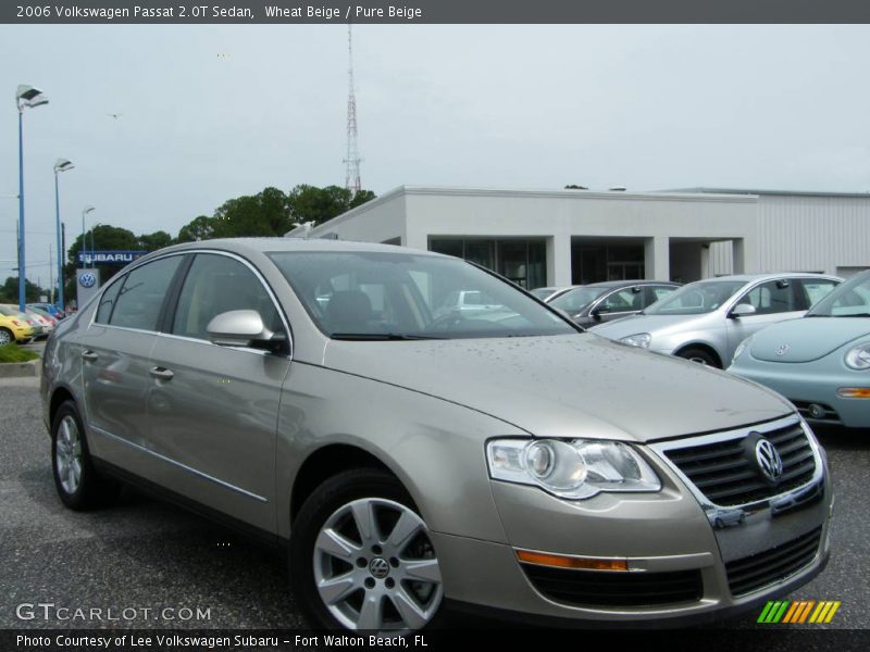 Wheat Beige / Pure Beige 2006 Volkswagen Passat 2.0T Sedan