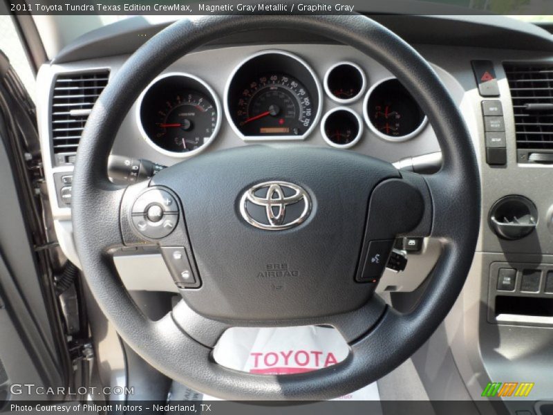 Magnetic Gray Metallic / Graphite Gray 2011 Toyota Tundra Texas Edition CrewMax