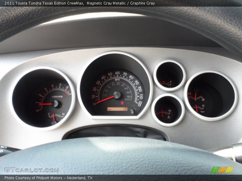 Magnetic Gray Metallic / Graphite Gray 2011 Toyota Tundra Texas Edition CrewMax