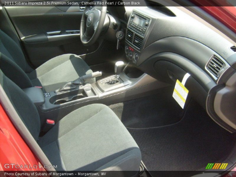 Camellia Red Pearl / Carbon Black 2011 Subaru Impreza 2.5i Premium Sedan