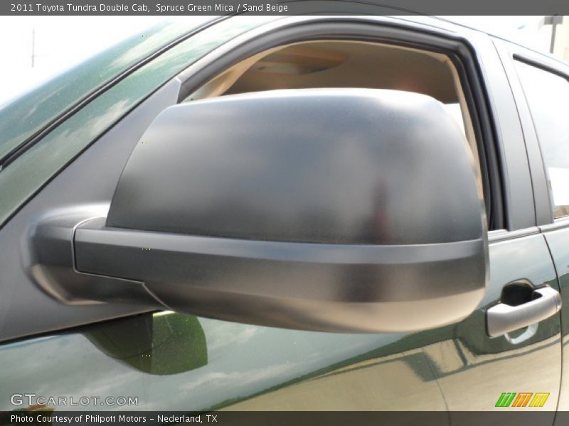 Spruce Green Mica / Sand Beige 2011 Toyota Tundra Double Cab