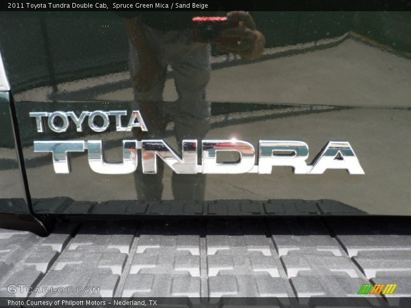 Spruce Green Mica / Sand Beige 2011 Toyota Tundra Double Cab