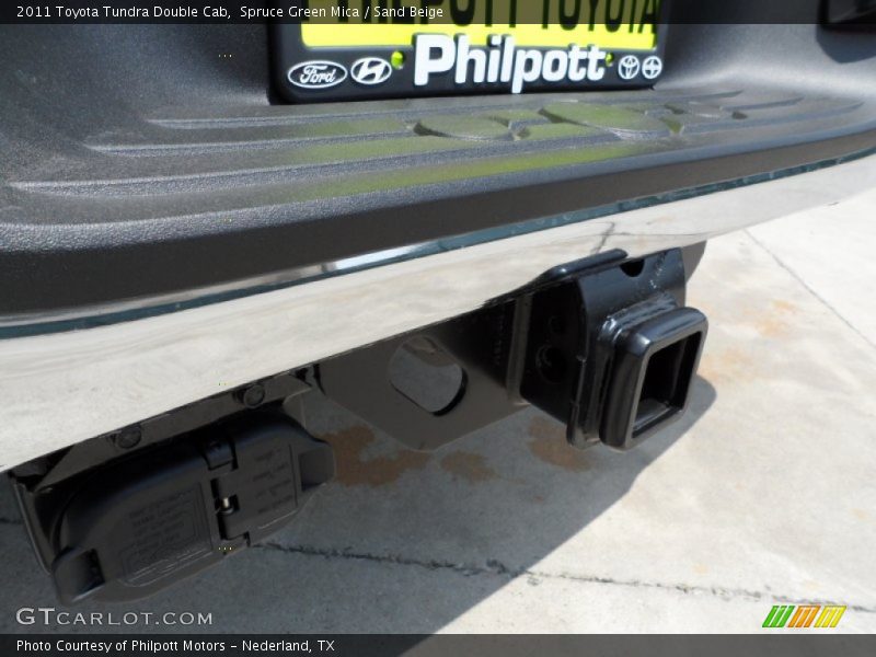 Spruce Green Mica / Sand Beige 2011 Toyota Tundra Double Cab