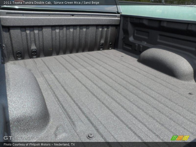 Spruce Green Mica / Sand Beige 2011 Toyota Tundra Double Cab