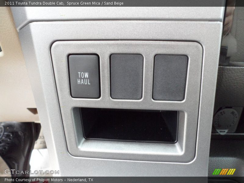 Spruce Green Mica / Sand Beige 2011 Toyota Tundra Double Cab