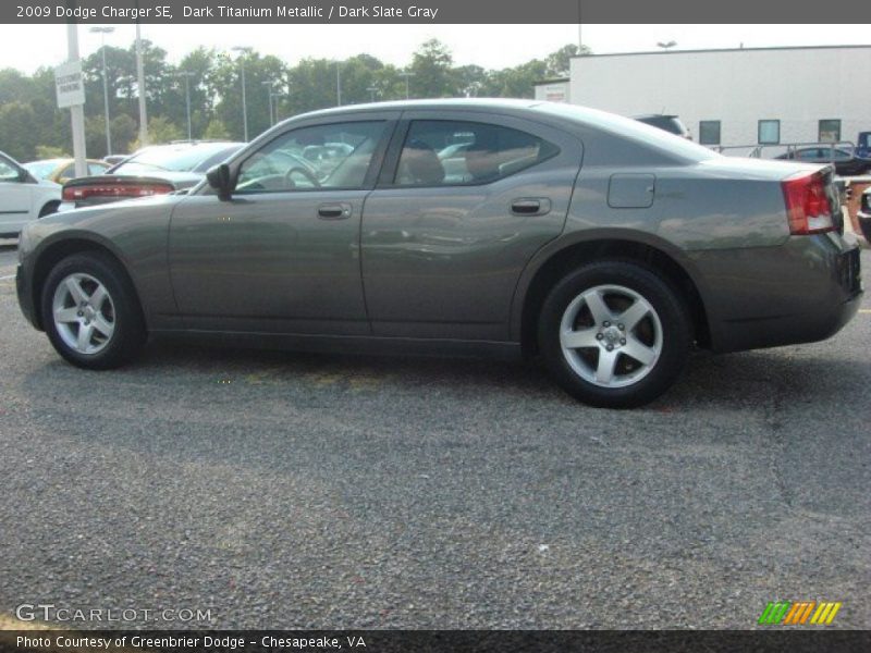 Dark Titanium Metallic / Dark Slate Gray 2009 Dodge Charger SE