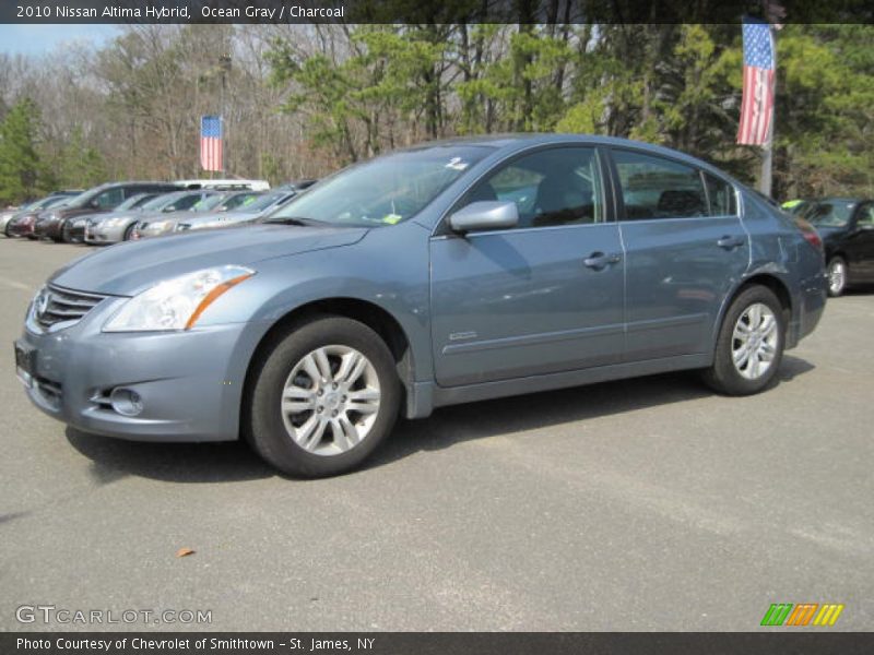 Ocean Gray / Charcoal 2010 Nissan Altima Hybrid