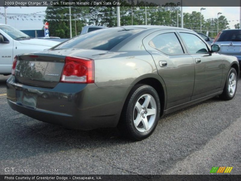 Dark Titanium Metallic / Dark Slate Gray 2009 Dodge Charger SE