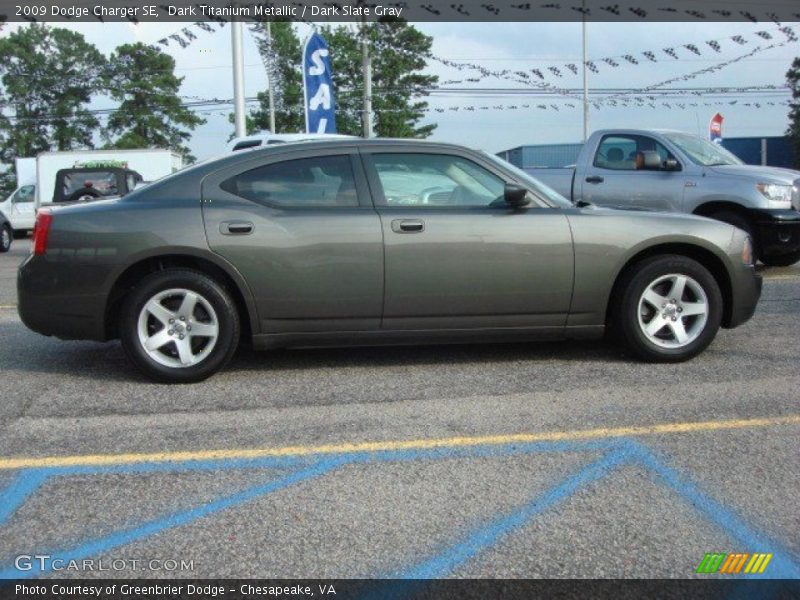 Dark Titanium Metallic / Dark Slate Gray 2009 Dodge Charger SE