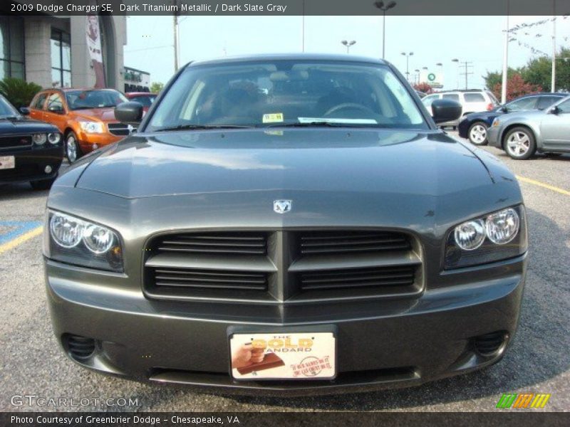 Dark Titanium Metallic / Dark Slate Gray 2009 Dodge Charger SE